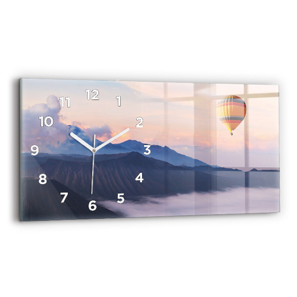 Horloge rectangulaire horizontale Beau paysage