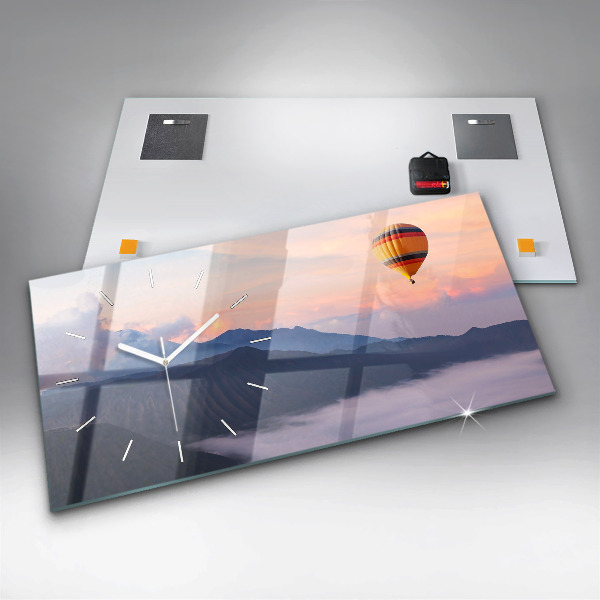 Horloge rectangulaire horizontale Beau paysage