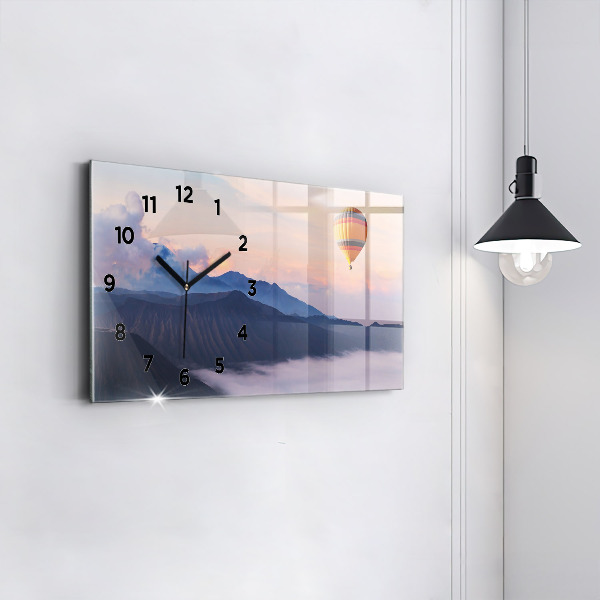 Horloge rectangulaire horizontale Beau paysage