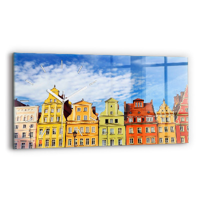 Horloge rectangulaire horizontale Wroclaw - Vieille ville