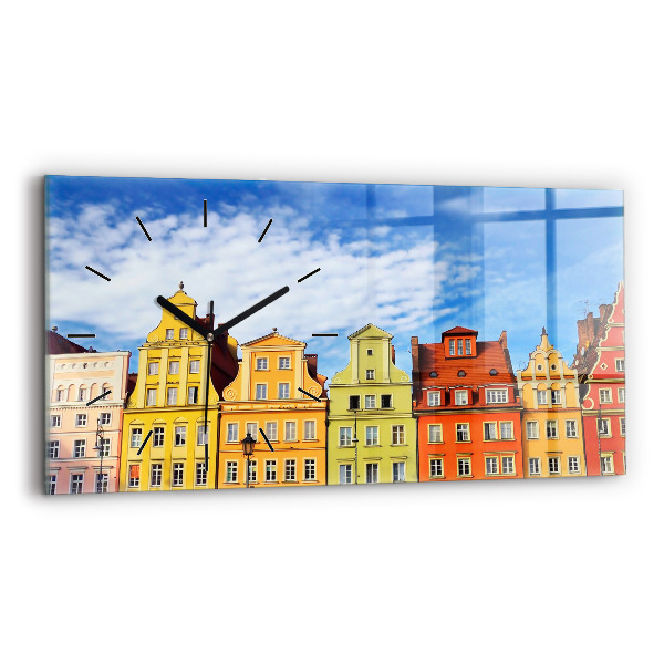 Horloge rectangulaire horizontale Wroclaw - Vieille ville