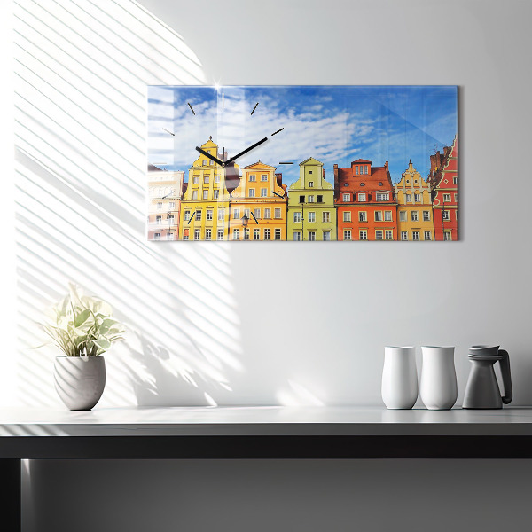 Horloge rectangulaire horizontale Wroclaw - Vieille ville