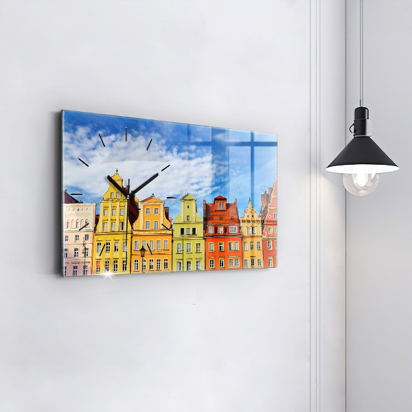 Horloge rectangulaire horizontale Wroclaw - Vieille ville