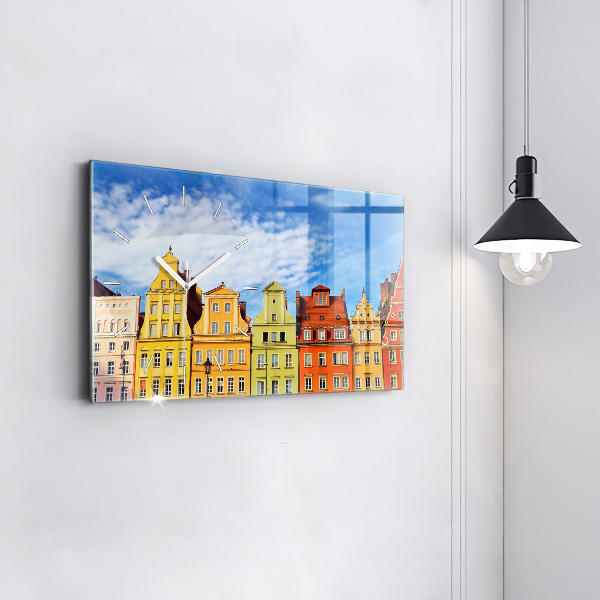 Horloge rectangulaire horizontale Wroclaw - Vieille ville