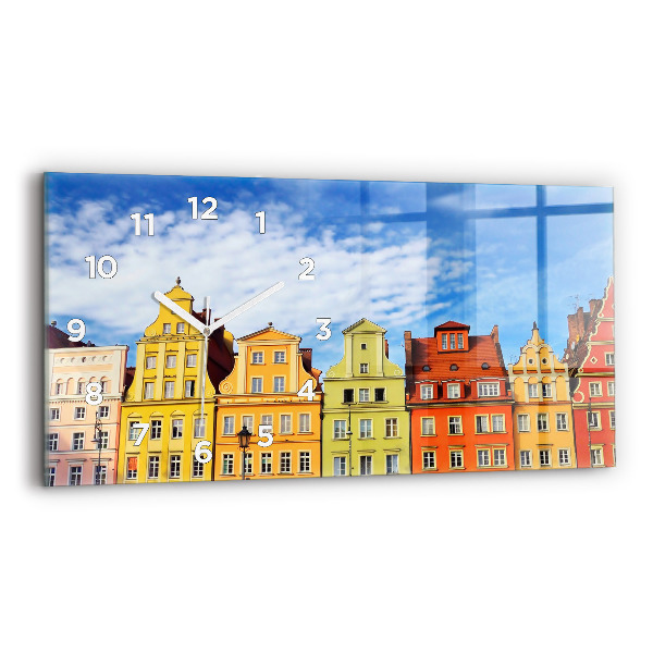Horloge rectangulaire horizontale Wroclaw - Vieille ville