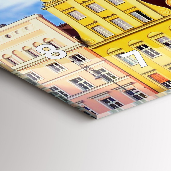 Horloge rectangulaire horizontale Wroclaw - Vieille ville
