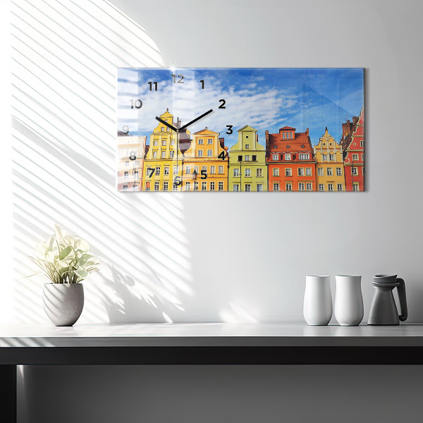 Horloge rectangulaire horizontale Wroclaw - Vieille ville