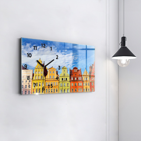 Horloge rectangulaire horizontale Wroclaw - Vieille ville