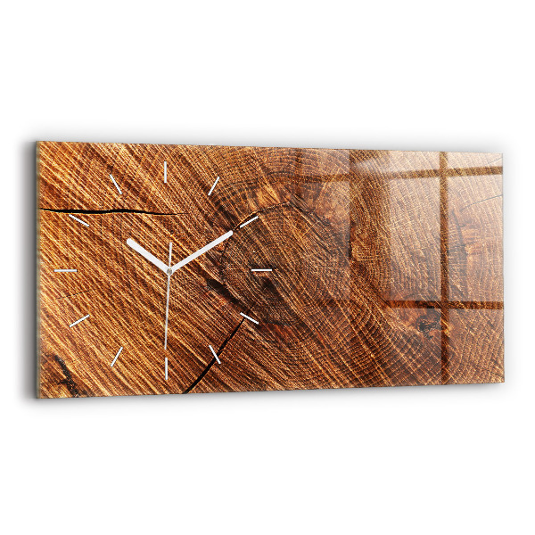 Horloge rectangulaire horizontale Bois décoratif