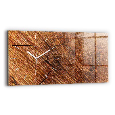 Horloge rectangulaire horizontale Bois décoratif