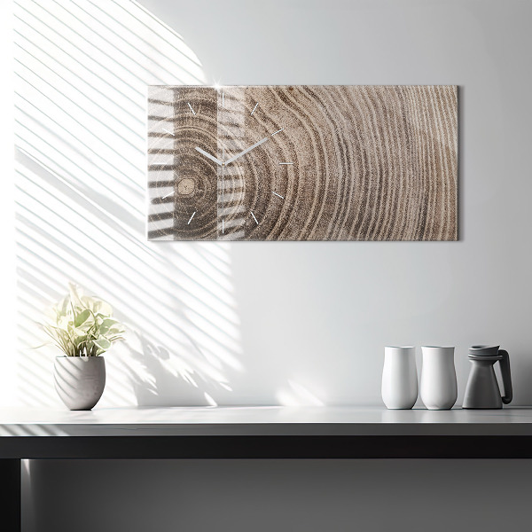 Horloge rectangulaire horizontale Tronc