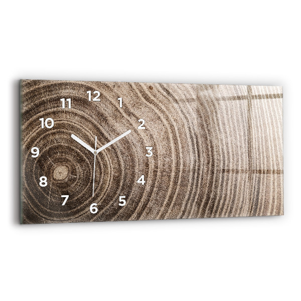 Horloge rectangulaire horizontale Tronc