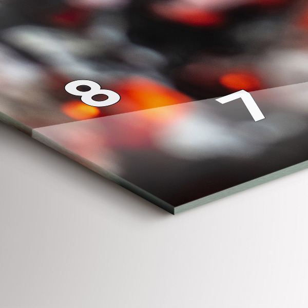 Horloge rectangulaire horizontale Grille