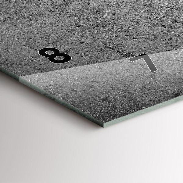 Horloge rectangulaire horizontale Mur industriel