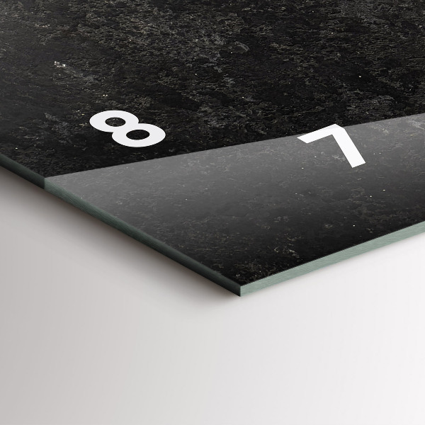 Horloge murale horizontale Cœur de poivrons