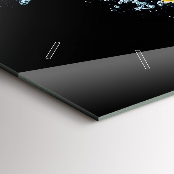 Horloge murale horizontale Ananas