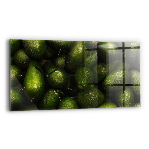 Horloge murale horizontale Avocat