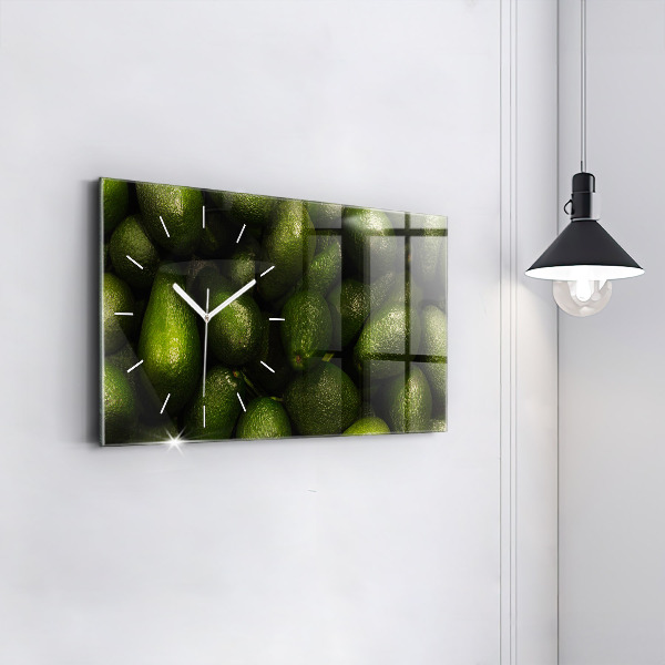 Horloge murale horizontale Avocat