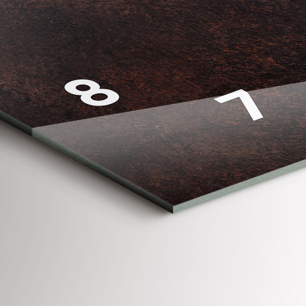 Horloge murale horizontale Une tasse de café