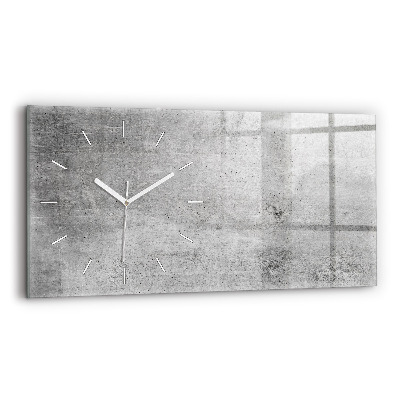 Horloge murale horizontale Mur brut