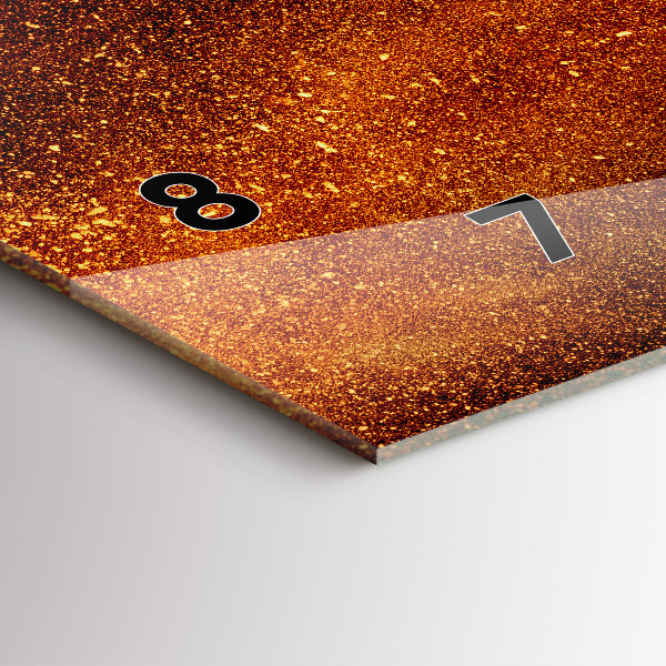 Horloge murale horizontale Piments