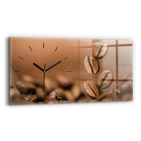 Horloge murale horizontale Couleurs abstraites