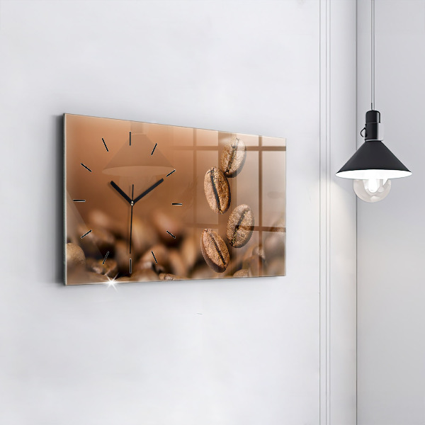 Horloge murale horizontale Couleurs abstraites