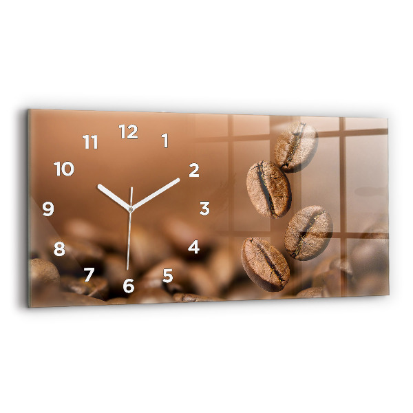 Horloge murale horizontale Couleurs abstraites