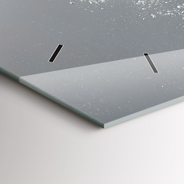 Horloge murale horizontale 'Agrumes dans l''eau'