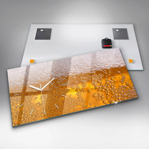 Horloge murale horizontale Bière