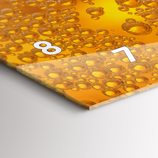 Horloge murale horizontale Bière