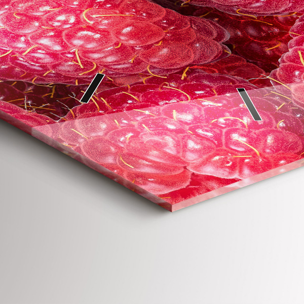 Horloge murale horizontale Myrtilles et framboises