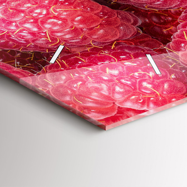 Horloge murale horizontale Myrtilles et framboises