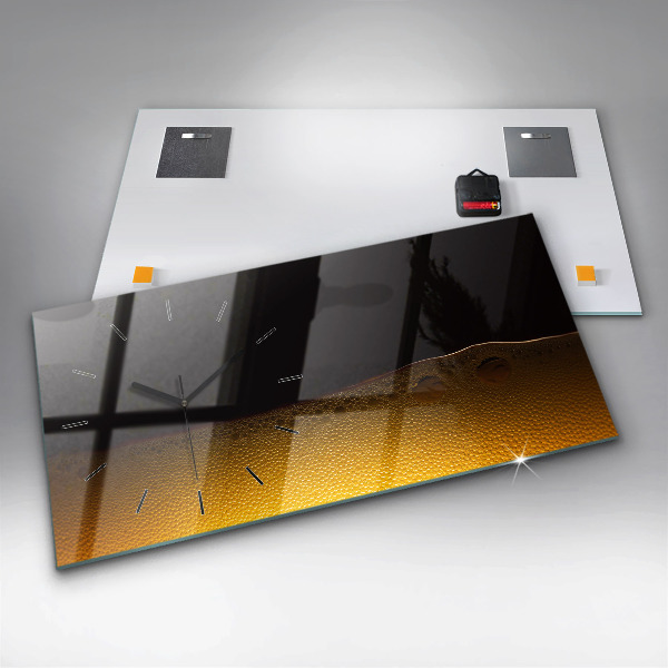 Horloge murale horizontale 'du jus d''orange'