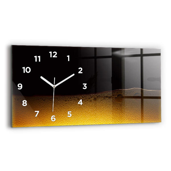 Horloge murale horizontale 'du jus d''orange'