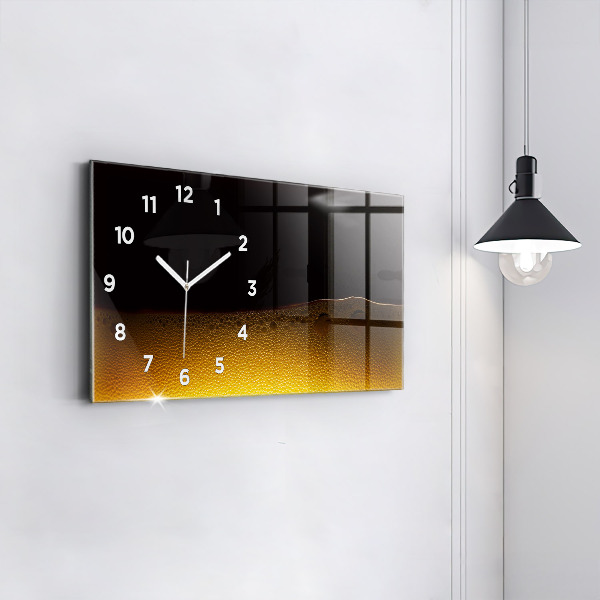 Horloge murale horizontale 'du jus d''orange'