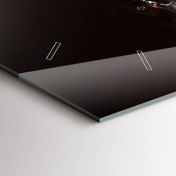 Horloge murale horizontale Café chaud