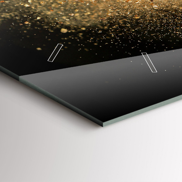 Horloge murale horizontale Épices dispersées