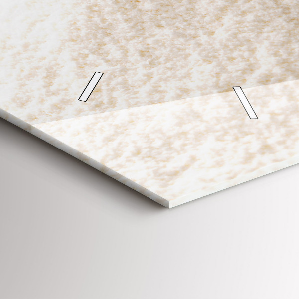 Horloge murale horizontale Farine