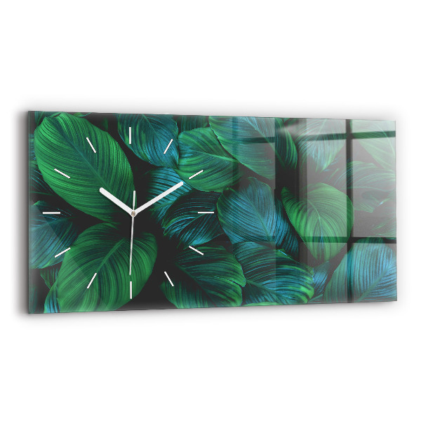 Horloge murale horizontale La nature laisse