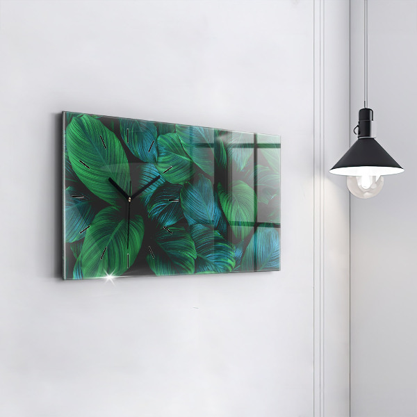 Horloge murale horizontale La nature laisse