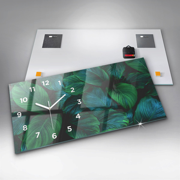 Horloge murale horizontale La nature laisse