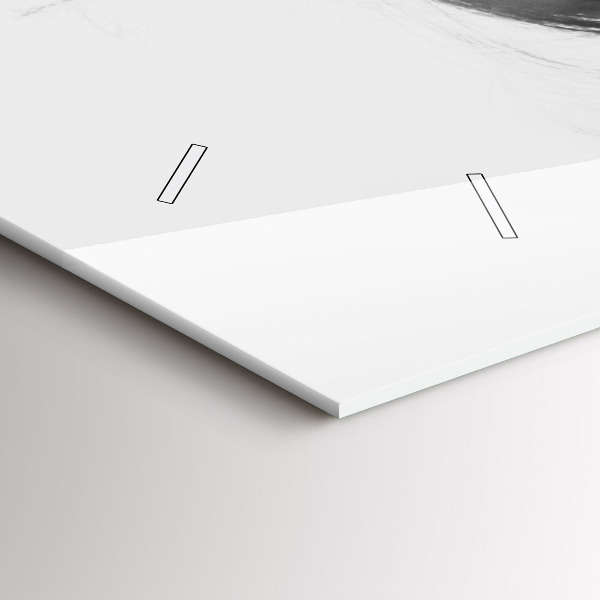 Horloge rectangulaire horizontale Sensibilité de la pensée humaine