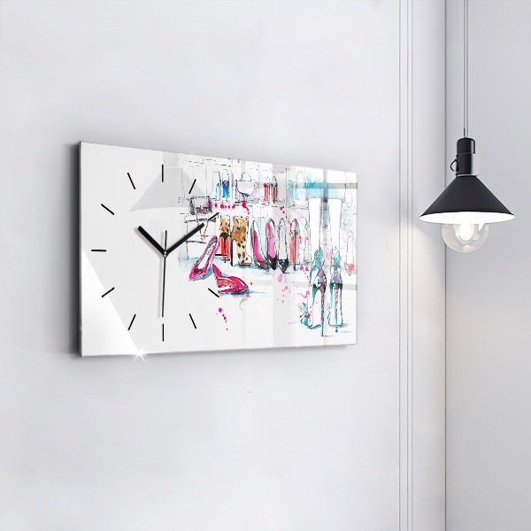 Horloge rectangulaire horizontale 'L''élément de la féminité'