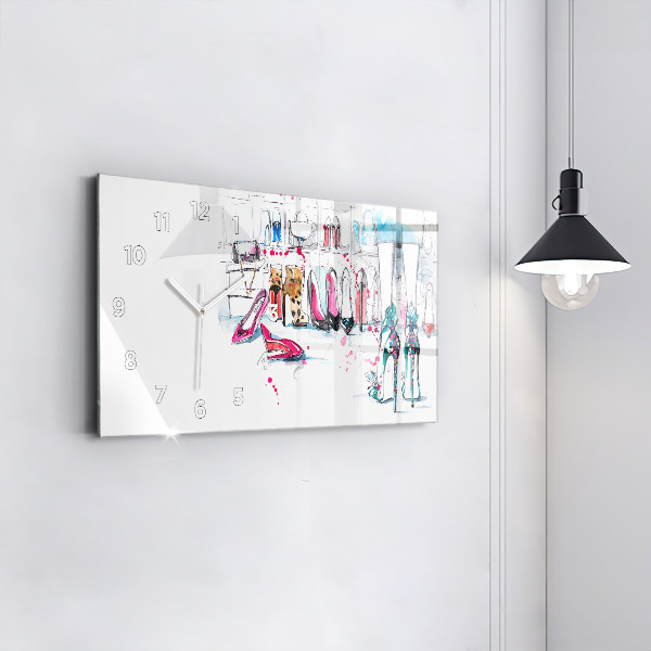 Horloge rectangulaire horizontale 'L''élément de la féminité'