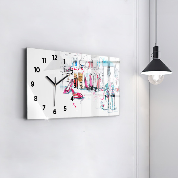 Horloge rectangulaire horizontale 'L''élément de la féminité'