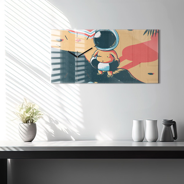 Horloge rectangulaire horizontale 'L''imagination des enfants'