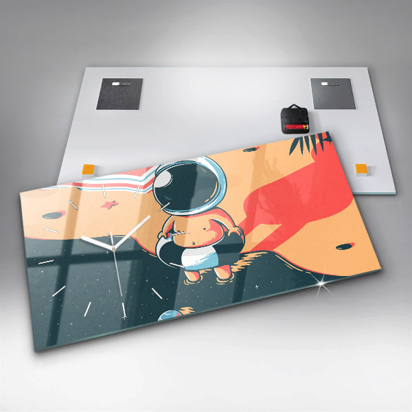 Horloge rectangulaire horizontale 'L''imagination des enfants'