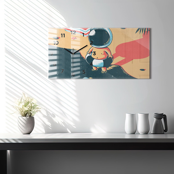 Horloge rectangulaire horizontale 'L''imagination des enfants'