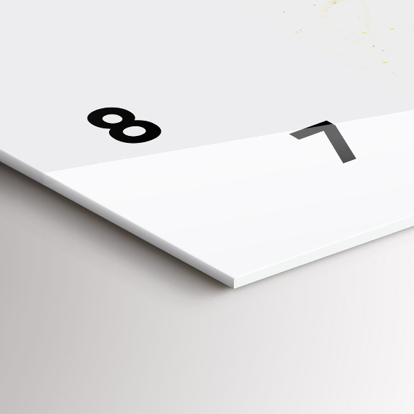 Horloge rectangulaire horizontale 'Portrait d''une femme mystérieuse'